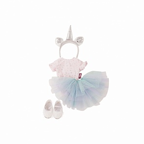 Набор одежды для куклы Балерина с ободком единорог (Gotz, 3402918)